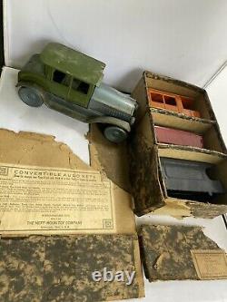 1920's Neff Moon Interchangeable Truck with Partial Box Set No. 10 Very Rare Toy