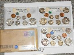 1949 Double Us Mint Set Anacs Graded Very Rare All Original Packaging