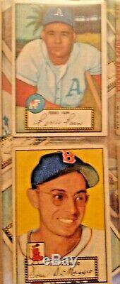 1952 TOPPS BASEBALL COMPLETE LOW # SET (-8) withMOST STARS VG+/VGEX VERY RARE