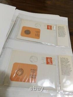 1967 First Day Cover Pnc Complete Set 1 Cent To 20 Cent Very Rare