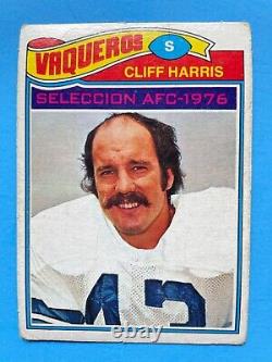 1977 Topps Mexican Dallas Cowboys Team Set All 17 Cards! Very Rare
