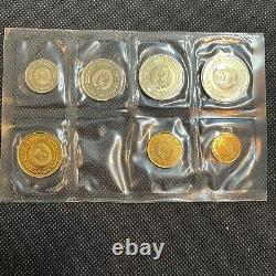 1980 Bulgaria Proof 7 Coin Set Very Rare Low Mintage #079