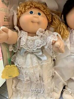 1983 Very RARE Tsukuda Wedding Set Cabbage Patch Kids Made in Japan Bride Groom