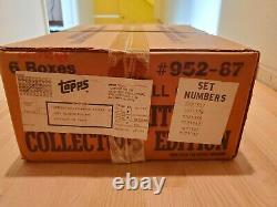 1987 Topps TIFFANY Factory Set CASE! SEALED! 6 full sets! Very rare last one