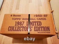 1987 Topps TIFFANY Factory Set CASE! SEALED! 6 full sets! Very rare last one