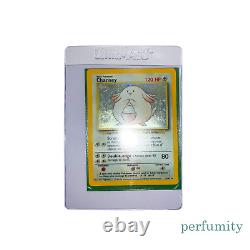 1999 Chansey Pokemon Card Base Set Unlimited Holo 3/102 Very Rare