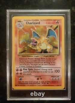 1999 Pokemon Charizard 4/102 Base Set Unlimited Holo Rare NM Very Good