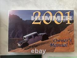 2001 Hummer H1 Owners Manual SET VERY RARE