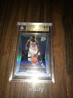 2012-13 Prizm Kevin Durant Prizm Silver Refractor Bgs 9.5 Iconic Set Very Rare