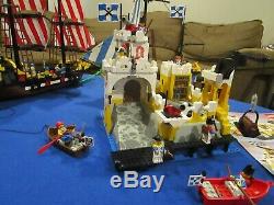 3 set Lot Vintage (1989) LEGO Pirates Ship sets 6274 6276 6285 VERY RARE