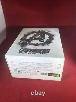 Avengers Age of Ultron Novamedia 3D Blu-ray Steelbook BOX SET VERY RARE #123/300