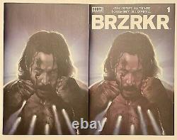 BRZRKR #1 Boom! NM+ Rahzzah Color Hold Virgin Variant Set Very Rare Ltd 200 COA