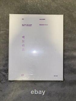 BTS Official Memories Of 2017 Blu-ray DVD Set Semi-Sealed VERY RARE