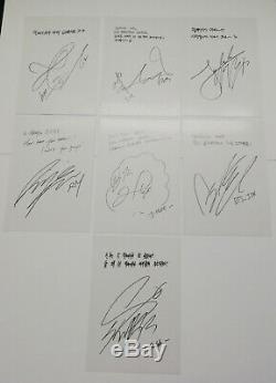 BTS The Red Bullet Hello Session Signed Photocards Official Full Set Very Rare