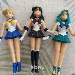 Bandai Sailor Moon figure Set of 11 vintage very rare used From Japan DHL FedEx