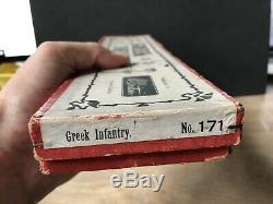 Britains Very Rare Boxed Set 171 Greek Infantry. 1st Version Circa 1913