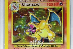 CHARIZARD 1999 Pokemon Base Set Holo Unlimited 4/102 PSA 3 VG