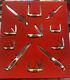 Case Xx Complete Red Letter 11 Knife Set 1978 Rare Very Hard To Find Unused Mint