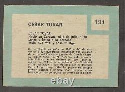 Cesar Tovar 1967 Topps Venezuela #191 SP Very Rare Venezuelan card Set Break