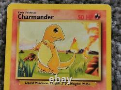 Charmander 46/102 Pokemon Card, Very Rare Near Mint Condition Base Set Unlimited