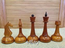 Chess Set Big Giant Wooden Russian Soviet Vintage 50-60's Made in USSR Very Rare