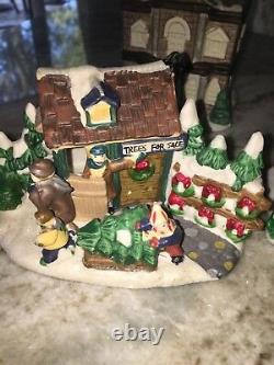 Christmas Time Village Set -VERY VERY RARE VINTAGE COLLECTIBLE-SHIPS N 24 HRS