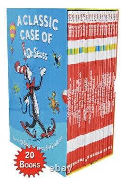 Classic Case of Dr. Seuss 20 Book Set Includes Scrambled Eggs Super(VERY RARE)