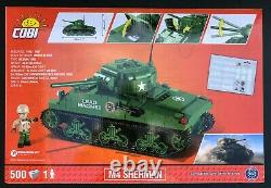 Cobi #3007A M4 Sherman World of Tanks Game Code Sealed! Very Rare Set