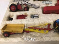 Corgi gift set 22 RARE Vintage Boxed Farming Models Very good for age