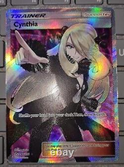 Cynthia 148/156 Full Art Ultra Rare Sun & Moon Ultra Prism Very Good