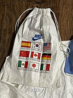 DS FULL SET 1988 Nike Korea Seoul Olympics Windbreaker Paper Jacket. VERY RARE