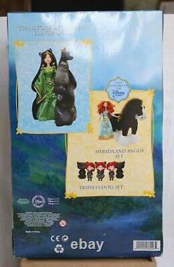 Disney Brave Merida Mother Queen Elinor & Bear Doll Set New Very rare