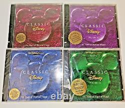 Disney Classics CD Set Volumes I, Ii, Iii, IV Very Rare Brand New Sealed