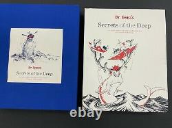 Dr. Seuss Secrets Of The Deep Secret Art Set of 2 Limited WithBook VERY RARE