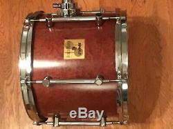 EXTREMELY rare Sonor Vintage Force Maple Tulip Red Drum Set Very nice