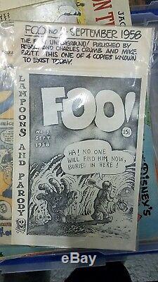 Foo! Zap 1st Print! Set Lot R Crumb Comix Very Rare Collection 1st Ed Issue VF+