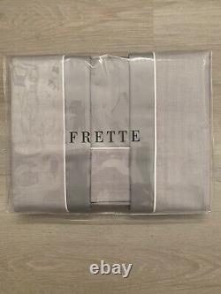 Frette Southampton 4 Pc Queen Sheet Set Medium Grey Sateen Very Rare $1,100