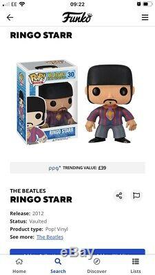 Funko Pop The Beatles Set Of 4 Very Rare Vaulted Over £600 On PPG