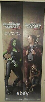 GUARDIANS OF THE GALAXY VOL. 2 Promotional Vinyl Poster Set! VERY RARE