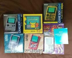 Game Boy Light Pikachu Astro Boy Famitsu Rare Color 6PCS SET Very rare