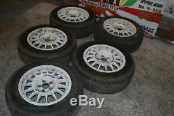 Genuine 15 Enkei Sport Rc-g4 Rcg4 Alloy Wheels And Tyres Set Of 5 Very Rare Jdm