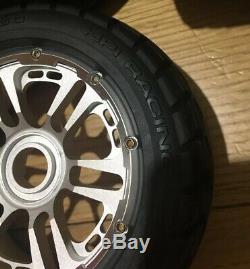 Genuine Rc4wd Billet Alloy Wheels Set (4) For Hpi Baja 5b (very Rare)