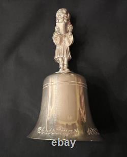 Gorham Annual Christmas Bells Silverplate Set of 8, c. 1979-86 VERY RARE SET