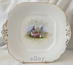 Grimwades Beatrix Potter Very Rare Adult Tea Set Including Cake Plate