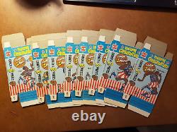 Harlem Globetrotters Set Of 8 Empty Boxes, Very Rare