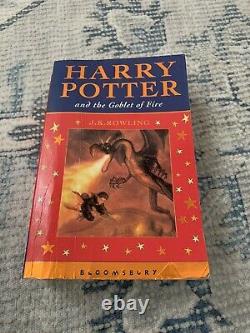Harry Potter Book Set Complete Celebratory 1st Edition Very Rare Metallic Cover