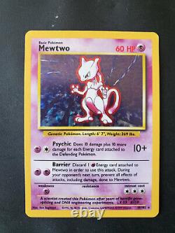 Holo Shadow Mewtwo 10/102 BASE SET- Very good condition Unlimited