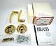 Ives Artisan Collection 04-6304-605 Modern Lever Set Bright Brass Very Rare