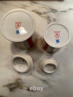 Jonathan Adler VICE canisters. Set Of Two Very RARE