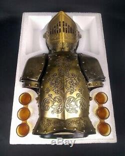 KING ARTHUR'S Armor Decanter Set Knights Of The Round Table VERY RARE